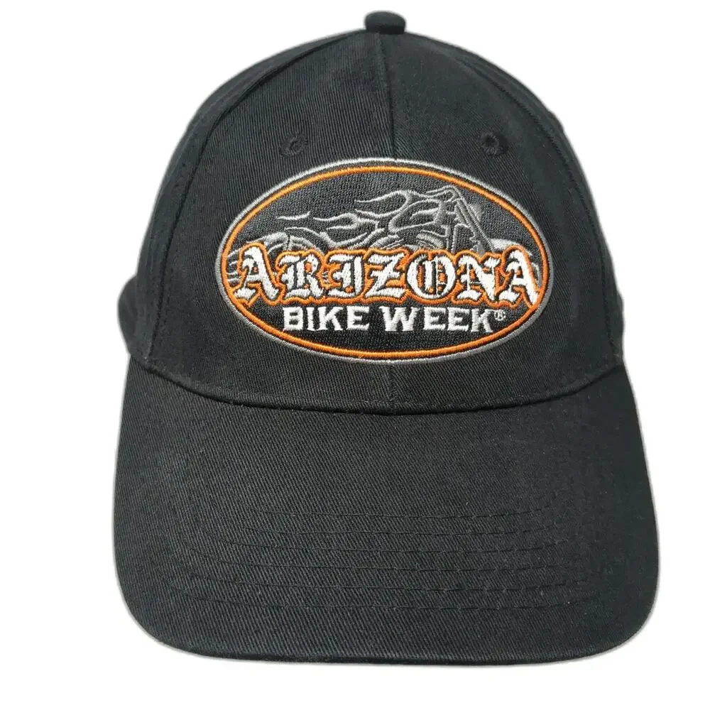 Hot Leathers Arizona Bike Week 2012 Baseball Cap Black One Size Strapback Hat